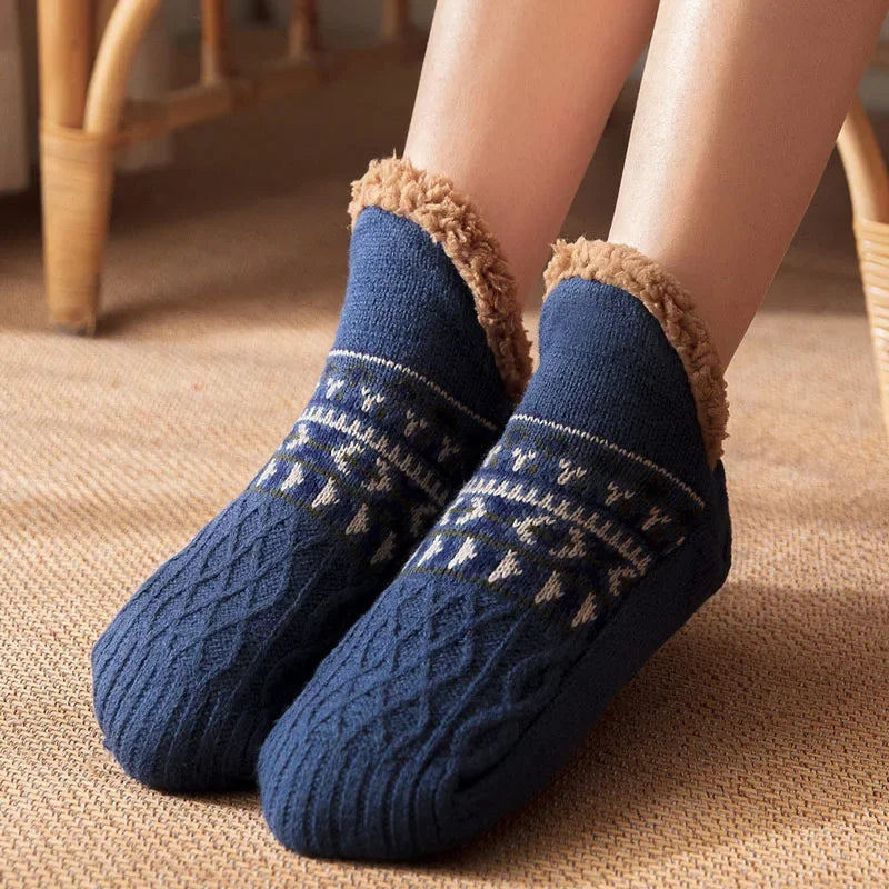 Herbst- und Wintersocken, Bodysocken, warme Haussocken für Damen und Herren, Schneesocken, Schlafsocken, Teppichsocken, Slipper-Socken, rutschfeste Yogasocken 2024