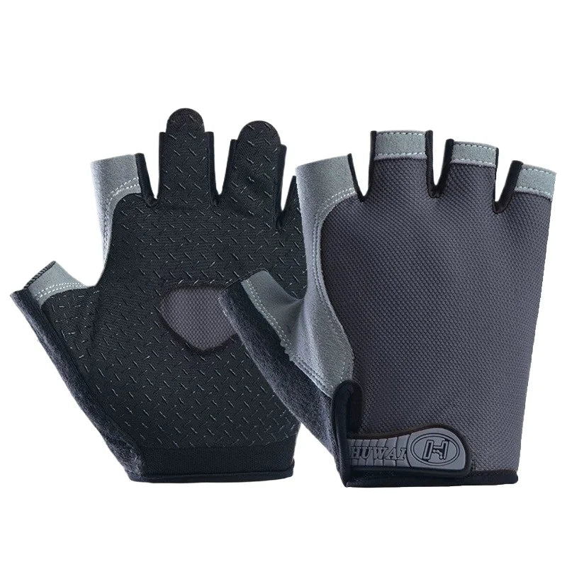 Fingerless Training Gloves for Gym, Weightlifting and Cycling
