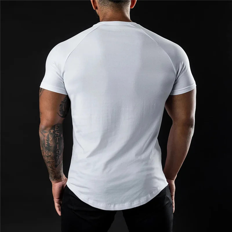 T-shirt uomo in cotone a maniche corte