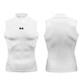 summer Running Vest Elastic Compression Shirt Mens portswear Quick Dry Sport Sleeveless Tops Tee Turtleneck Gym Workout Tank Top