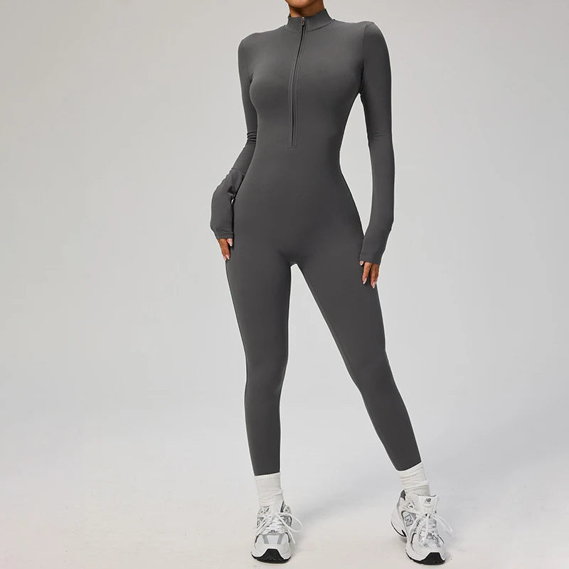 Sportoverall für Damen, mit Reißverschluss