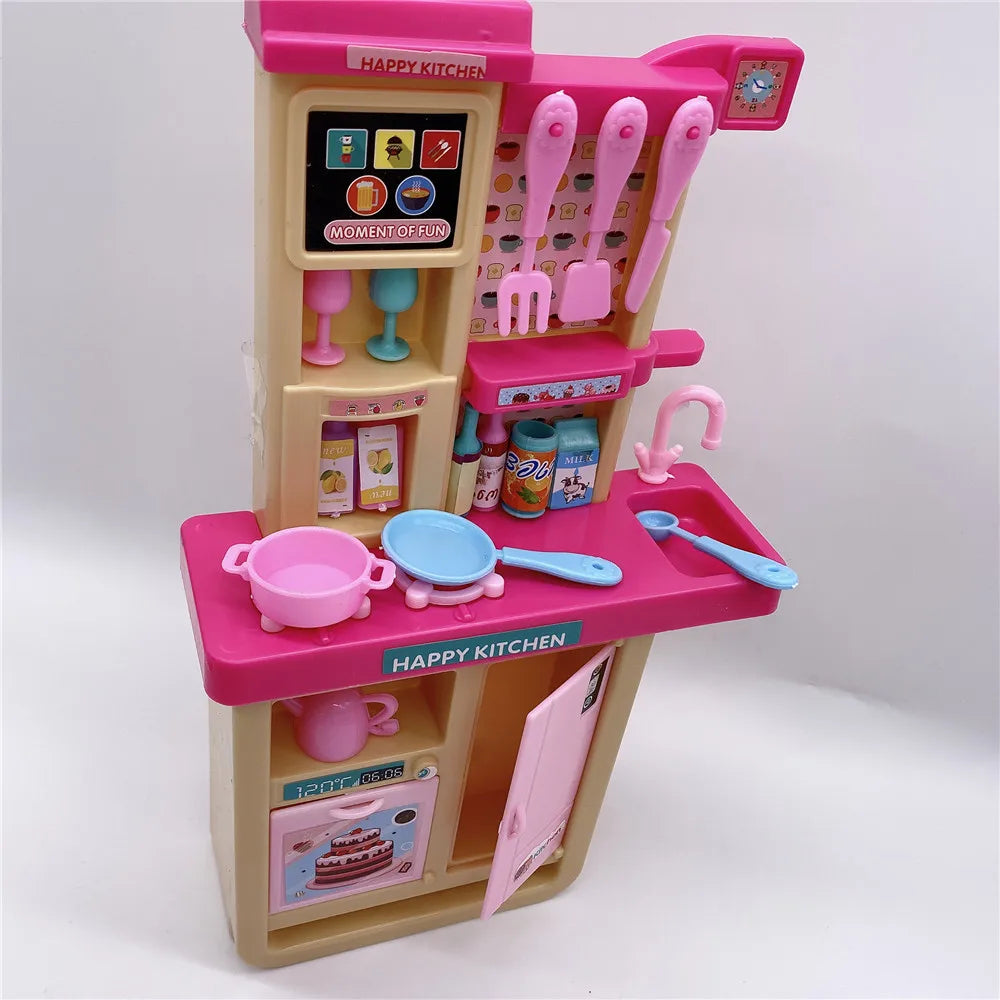Dollhouse Fashion Simulation Mini Kitchen Accessories Family House Doll Gift Suitable for 30 cm Doll