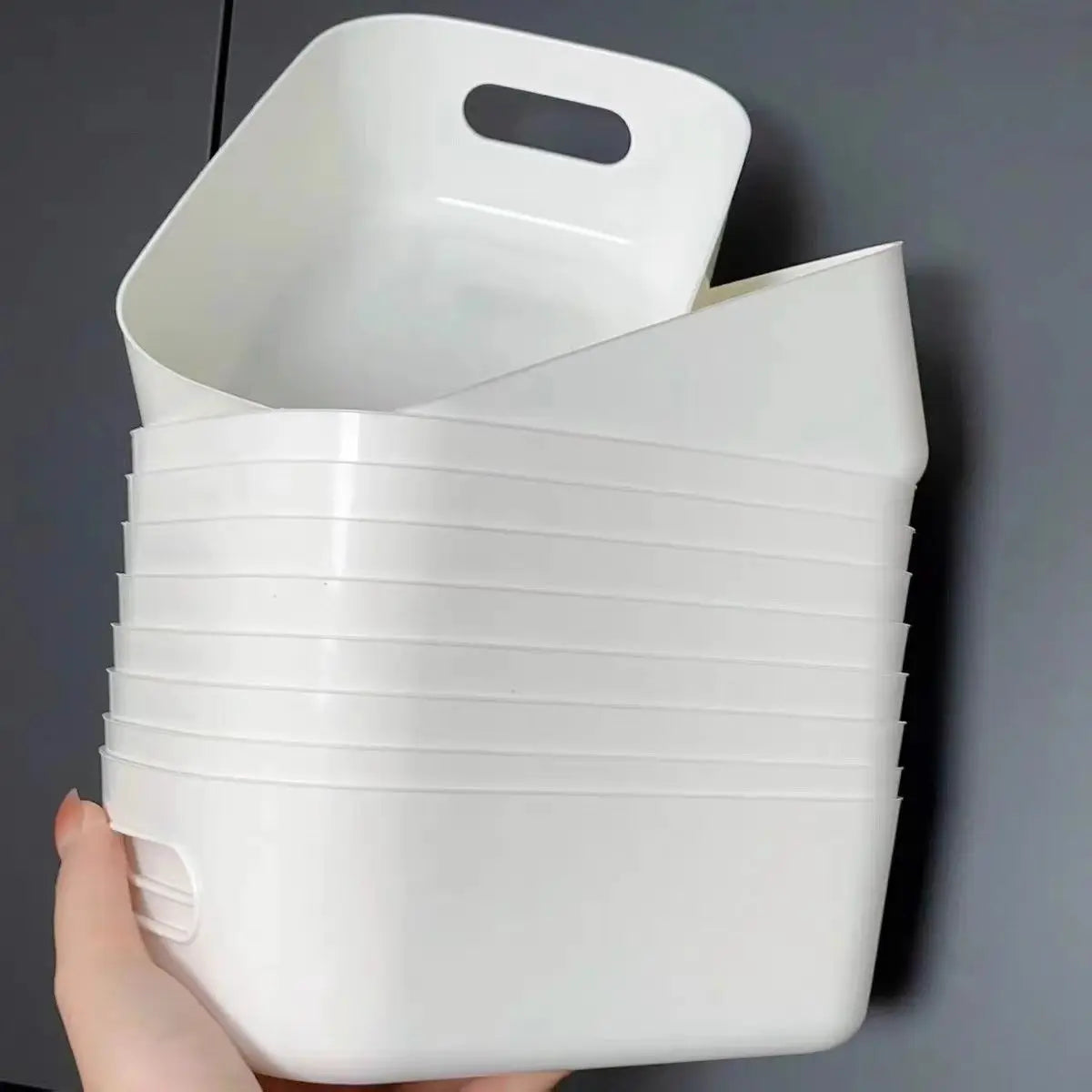 Panier de rangement, objets divers de bureau domestique, boîte de rangement pour étudiants, étagère de tiroir de cuisine, générateur de revenus