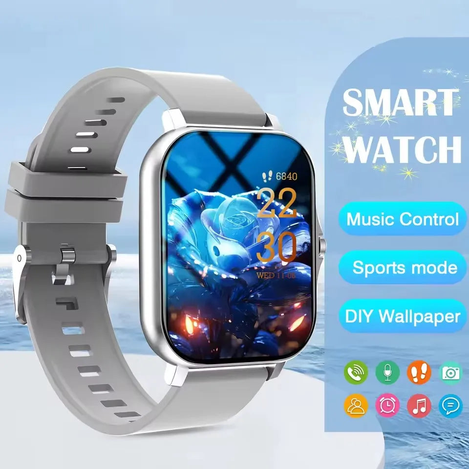 2026 New Bluetooth Call Smart Watch Information Push Men Women Health Monitoring Watch Pedometer Smartwatch For Android IOS HT30