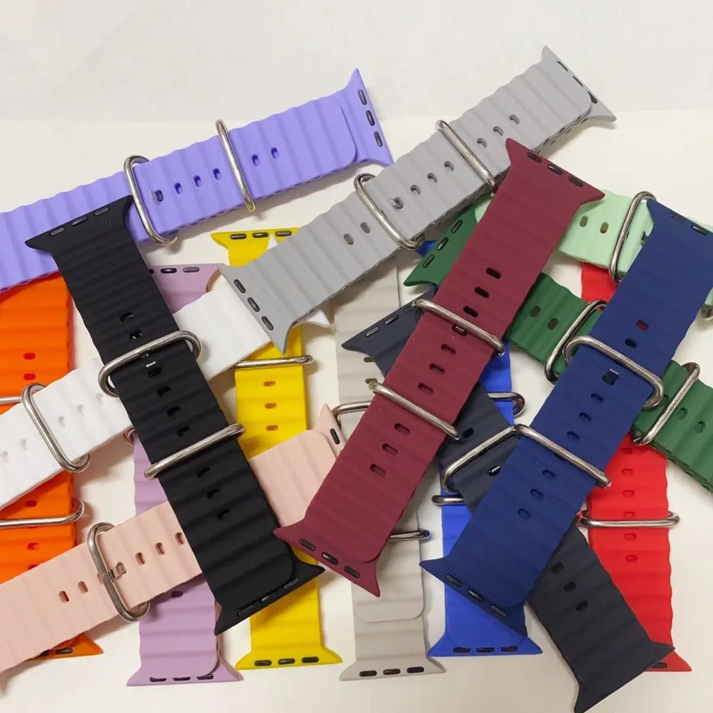 Ocean Strap for Apple Watch Bands Ultra 4 3 49mm 44mm 40mm 41mm 45mm 42mm 46mm Sport Bracelet iWatch Series 12 11 10 9 8 7 Se 3