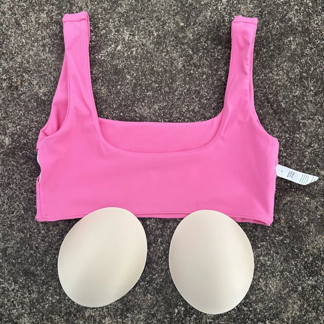 Women’s Nylon and Spandex Sports Bra for Yoga and Fitness