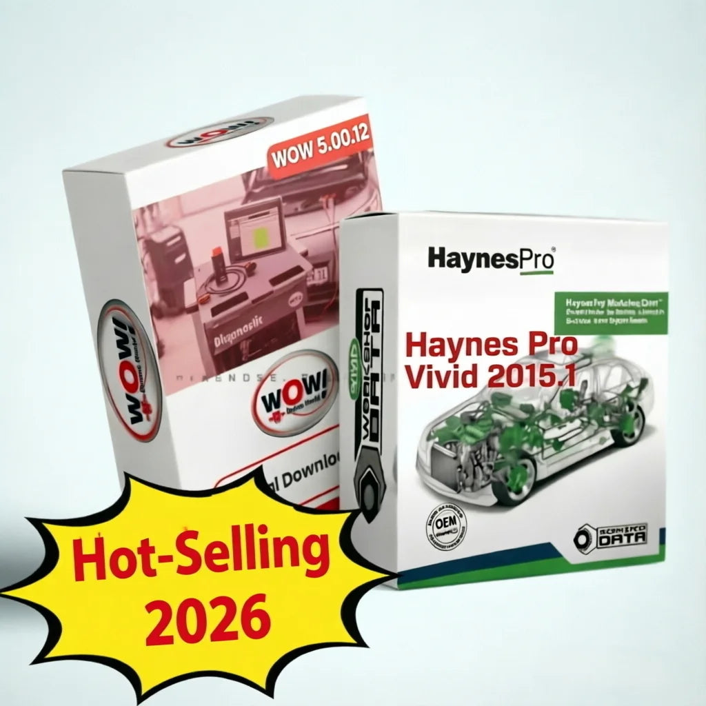 2026 Oferta irresistible: Software de diagnóstico automotriz Wurth WOW 5.0 + HaynesPro Vivid 2015 - Actualización de por vida, Multilingüe