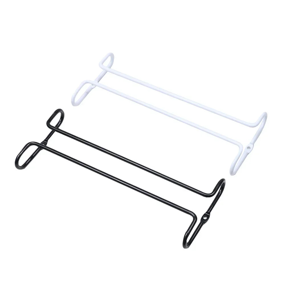 Estante de hierro para copas de vino, soporte colgante para copas, organizador de cocina, estante de almacenamiento para copas de bar