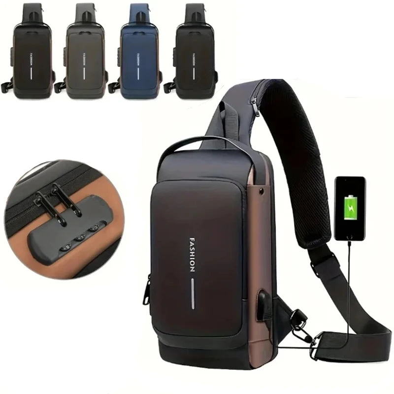 Multi-Compartment Crossbody Sling Bag
