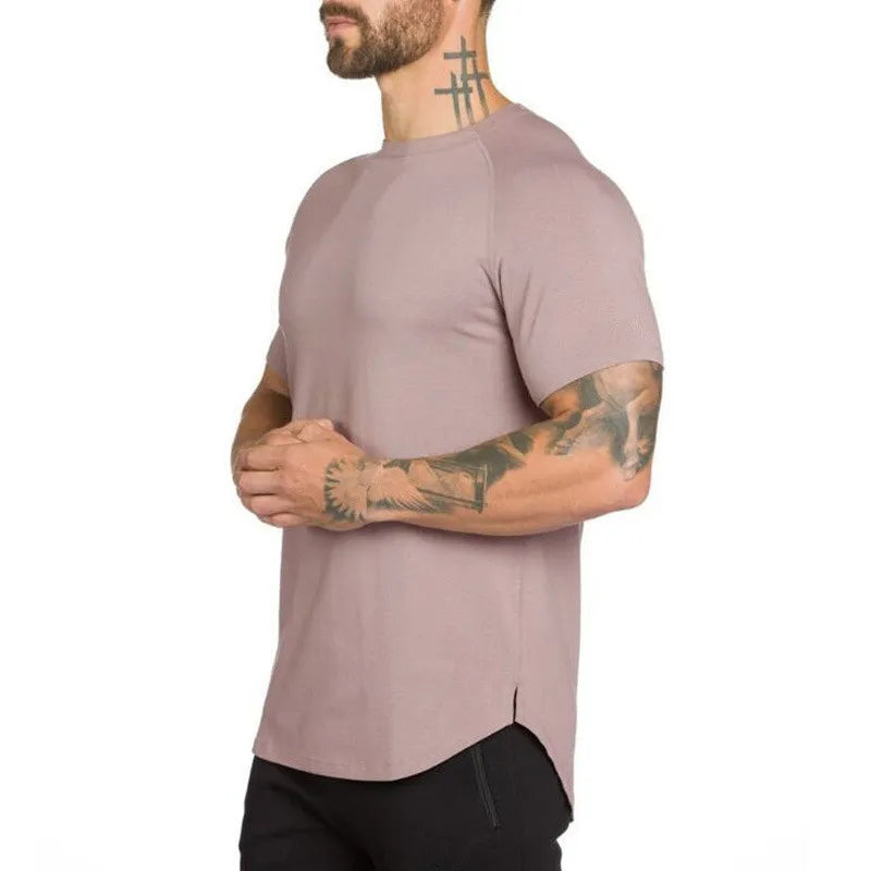 T-shirt YOUONGWEAR uomo in cotone a maniche corte