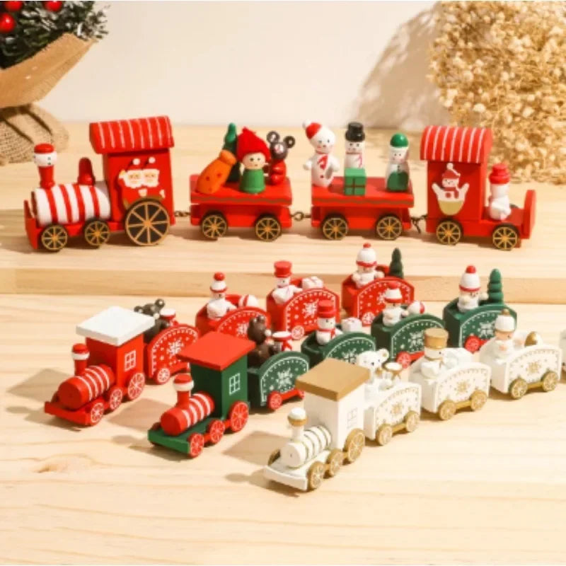 Christmas Train Merry Christmas Home Decorations Christmas Ornaments Xmas Navidad Noel Gifts Happy New Year 2025 Gifts