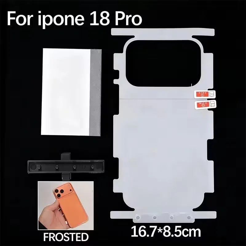 1-3Pcs For Apple IPhone 18 Pro Max 18Pro 17Pro Wrap Side Edge Back Protector Scratch Autorepair Matte/HD Soft TPU Hydrogel Film