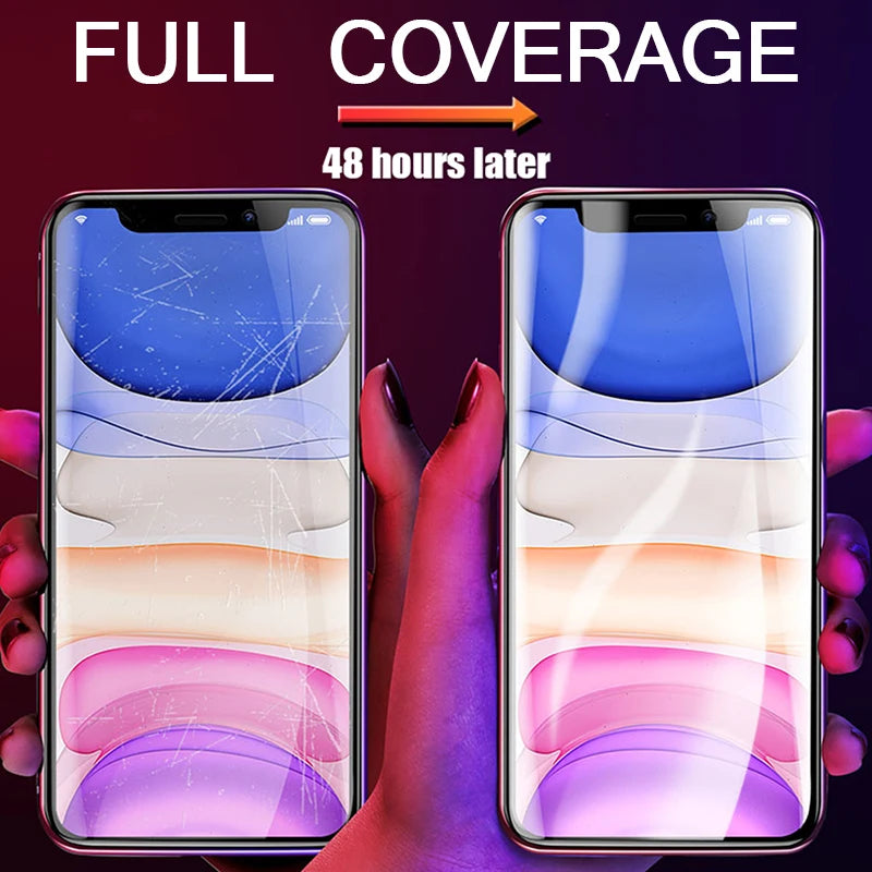 1-5Pcs Hydrogel Membrane Pre-Membrane for Apple iPhone 18 17 16 15 14 13 12 11 Pro Max XR X 7 8 Plus SE Screen Protectors Films