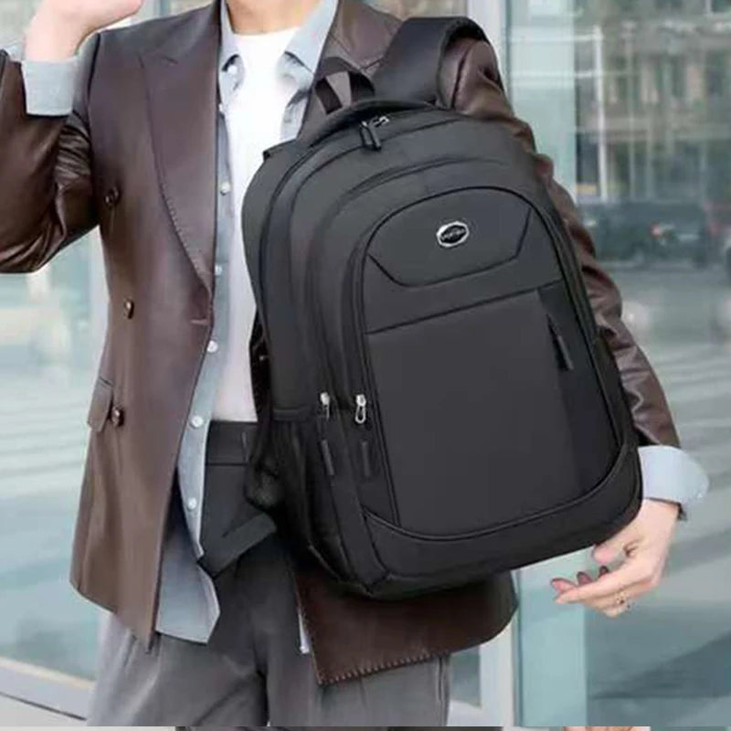 Doppelt schulteriger Rucksack für Herren und Damen – einfarbig – für Beruf, Reisen, Geschäftsreisen, Pendeln und Freizeit
