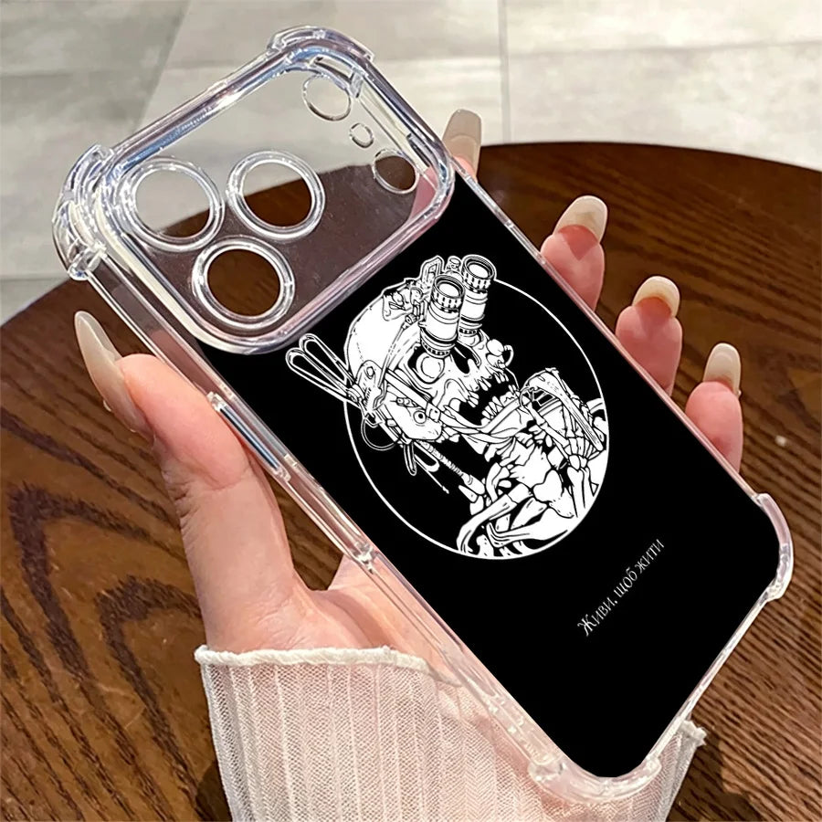 Forward Observations Group Phone Case For Apple iPhone 18 17 Pro Max 17E 16E Air 16 Pro 15 14 Plus 13 12 Mini TPU Transparent Pa