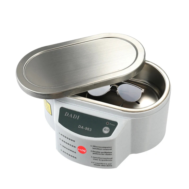Bac à ultrasons numérique pour bijoux, pièces, lunettes, matériel de manucure, pierres, outils de coupe, instruments dentaires et rasoirs – Machine de nettoyage à ultrasons