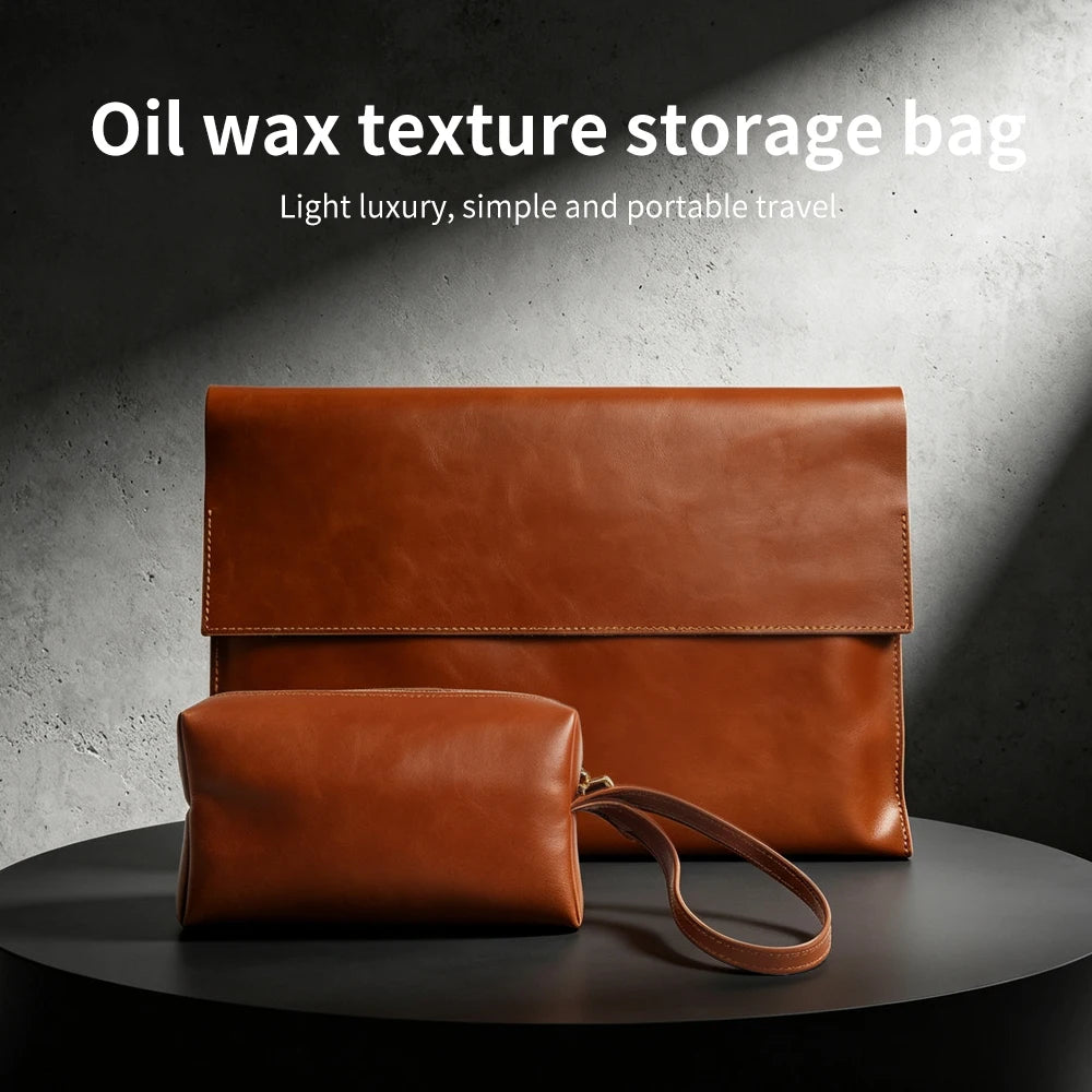 Leather Laptop Sleeve for MacBook Air and Pro