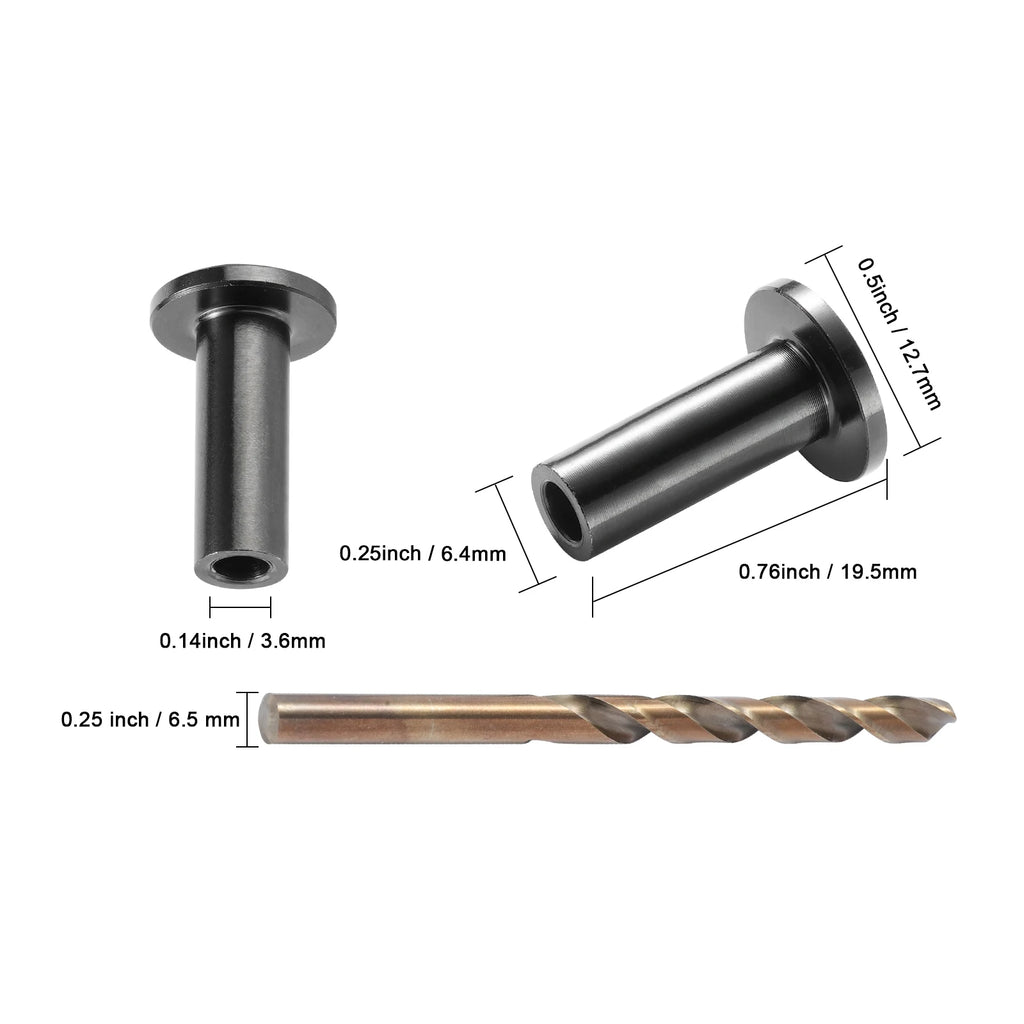 SucceBuy 121/81/101 Lot de manchons de protection en acier inoxydable T316 pour garde-corps en câbles acier de 1/8" ou 3/16"