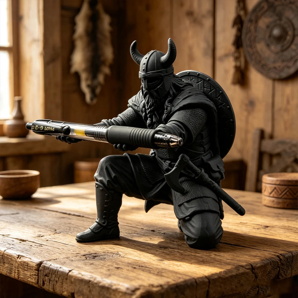 3D-Printed Medieval Warrior Pen Holder