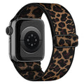 1 Pack Leopard Print Elastic Loop Band Compatible With Apple Watch Band 38mm 40mm 41mm 42mm 44mm 45mm 49mm, Replacement Bracelet