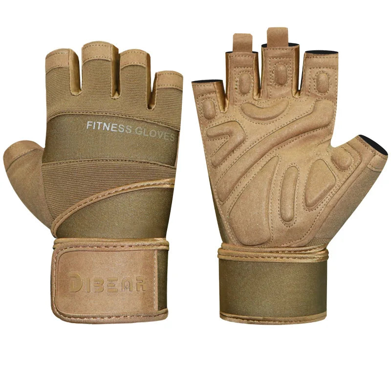 Weightlifting Gloves with Wrist Support for Gym Training