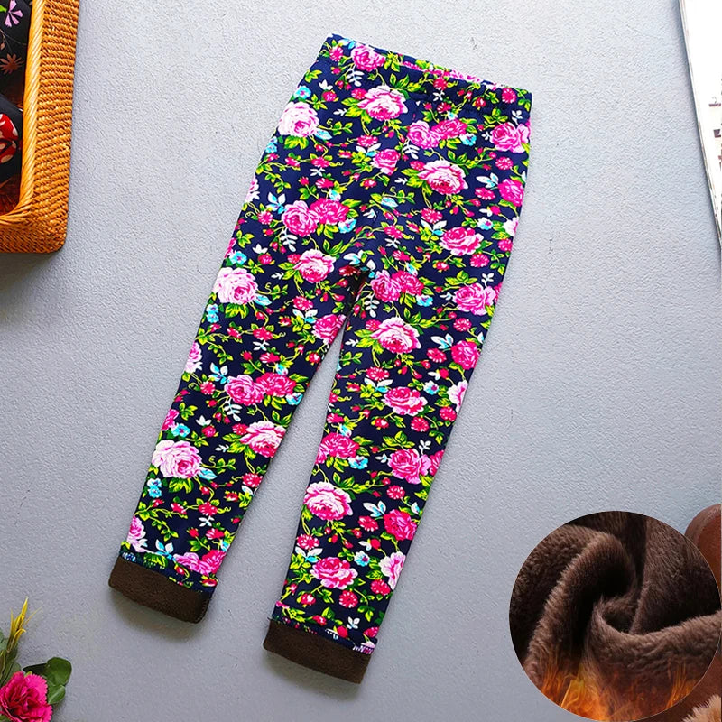 Children’s Fleece-Lined Printed Leggings