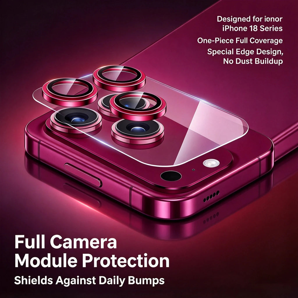 AR Tempered Glass Lens Protector For iPhone 18 17 Pro Max All In One New 3D Full Coverage Anti Reflective Glass Camera Protector