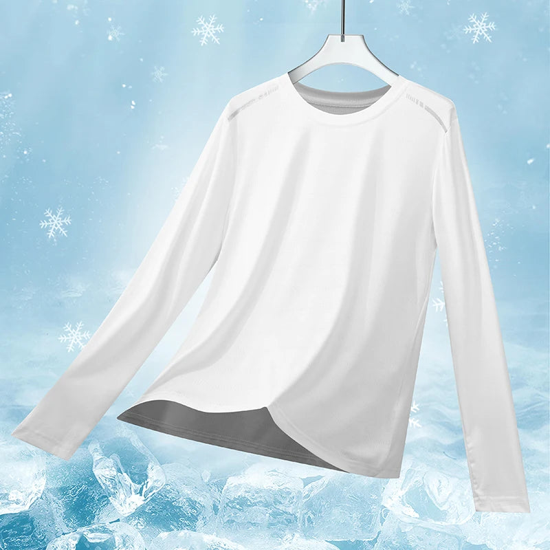 Maglia sportiva donna a maniche lunghe