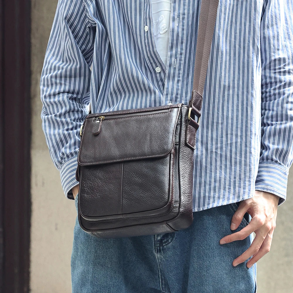 JOYIR Genuine Leather Messenger Shoulder Bag