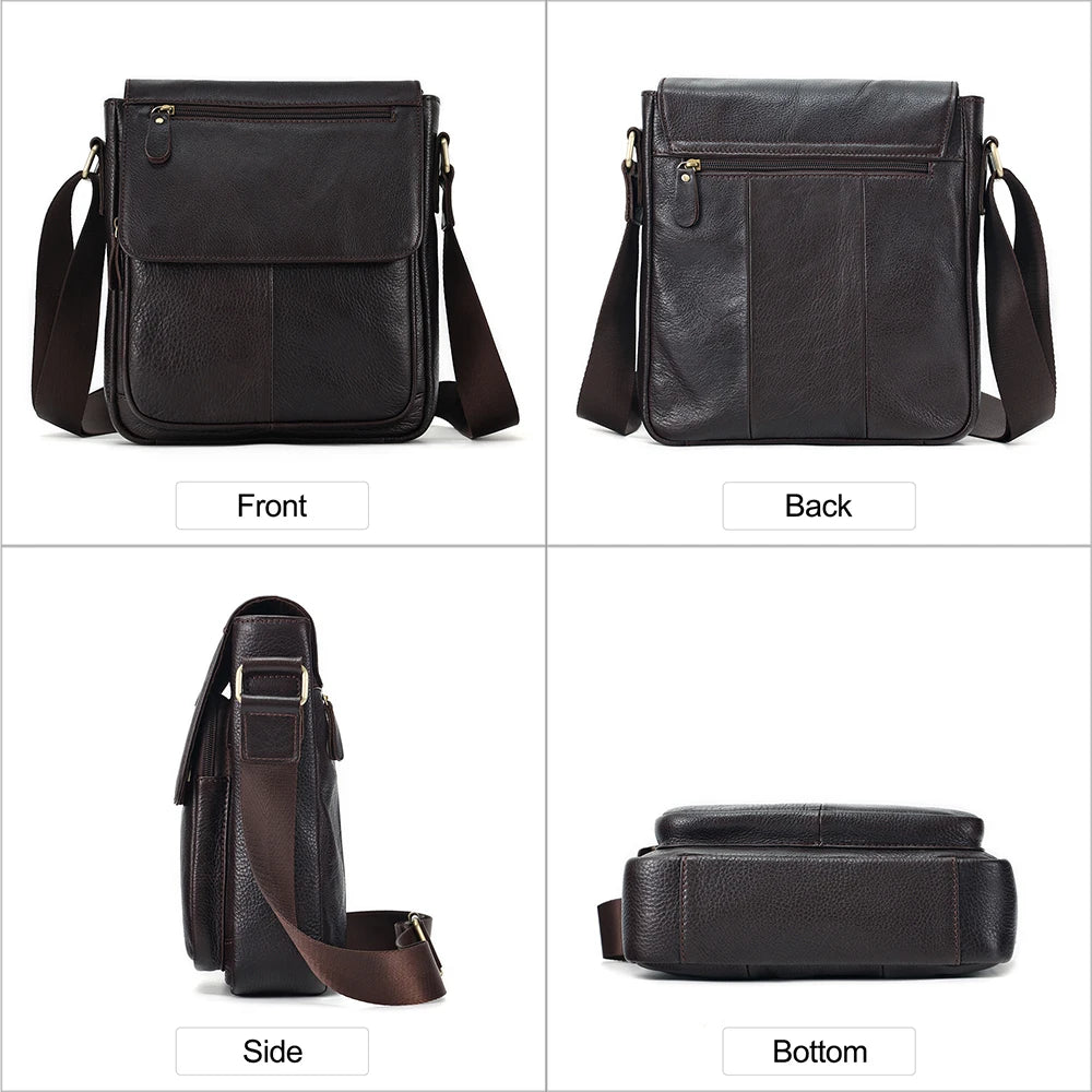 JOYIR Genuine Leather Messenger Shoulder Bag