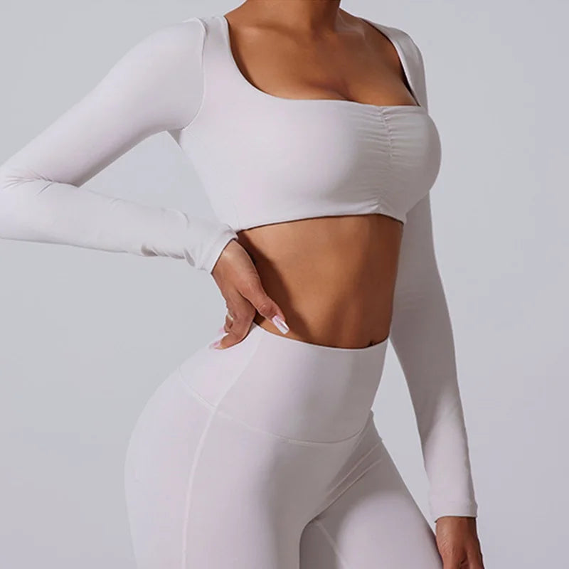 Yoga-Set für Damen, Top und Leggings