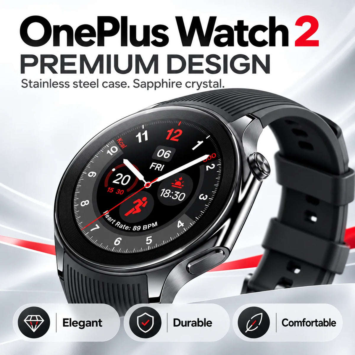 OnePlus Watch 2 smartwatch Wear OS