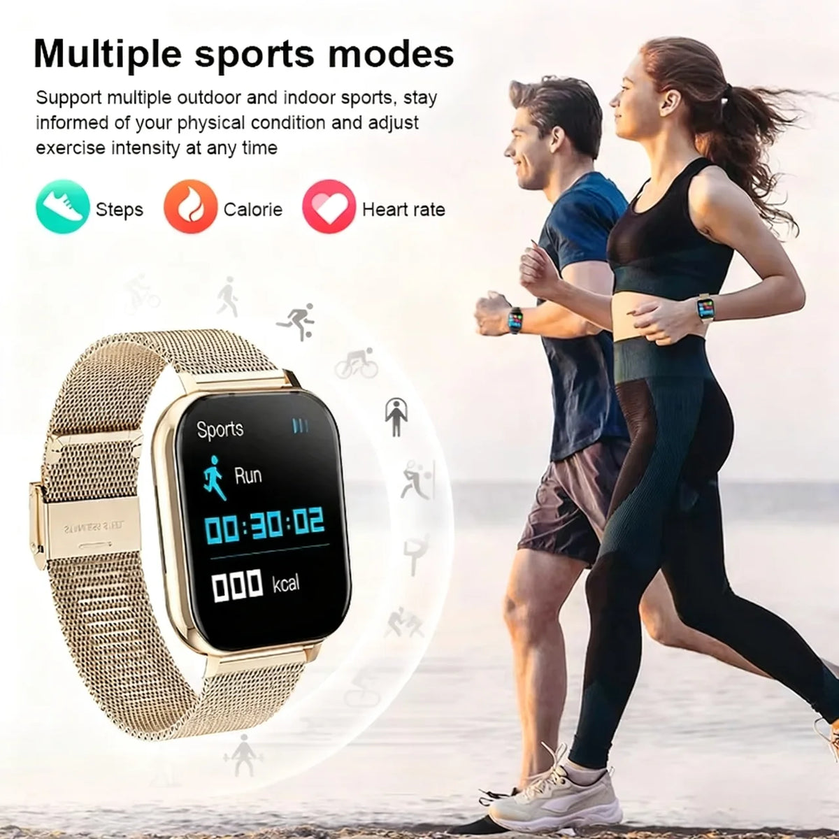 LAXASFIT Y13 smartwatch con chiamate Bluetooth