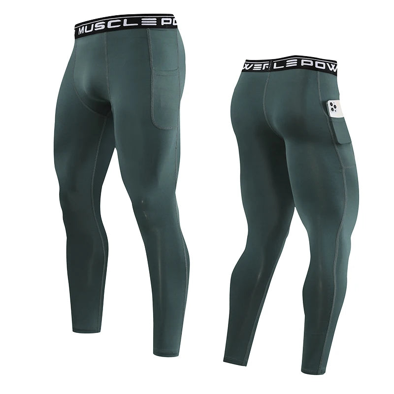 Men’s Running Tights and Compression Sports Pants