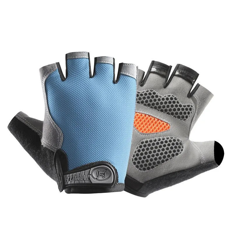 Fingerless Training Gloves for Gym, Weightlifting and Cycling