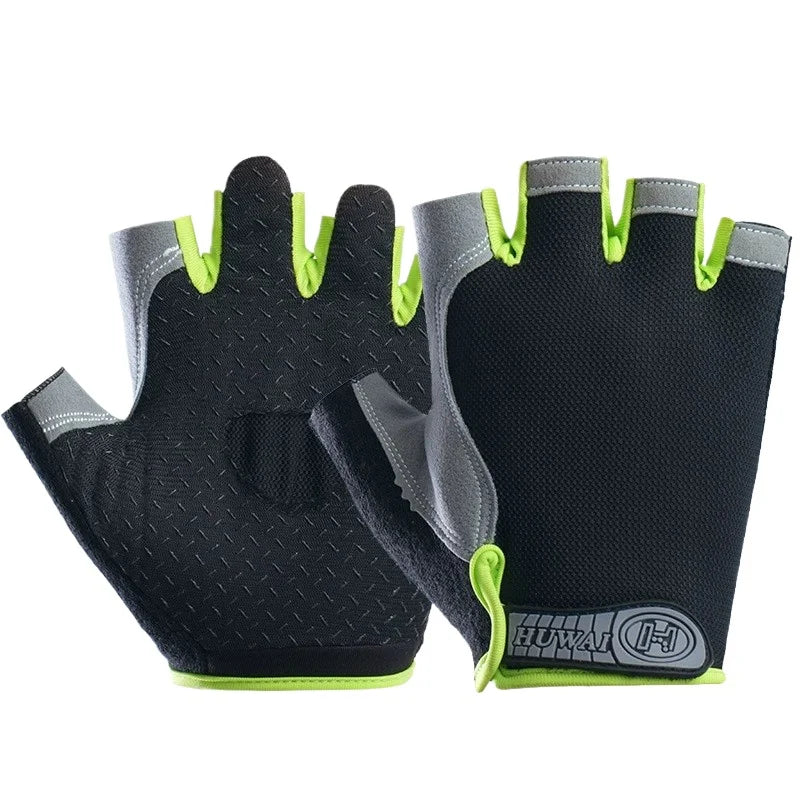 Fingerless Training Gloves for Gym, Weightlifting and Cycling
