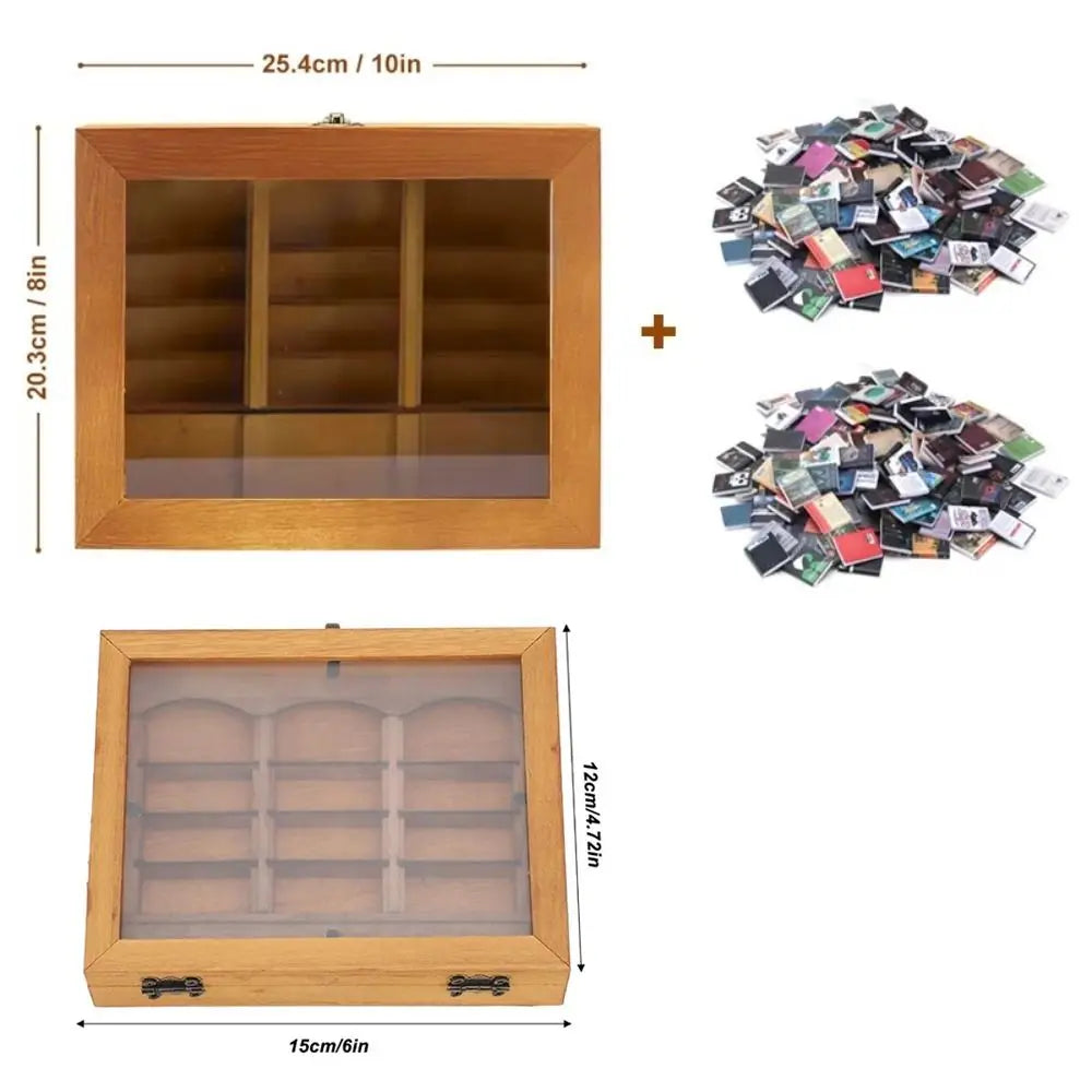 Decoración para estantería de libros Ansiedad Estantería de libros Decoración para el hogar Escritorio Juguetes antiestrés Estantería de madera en miniatura Estantería de madera Figura artesanal Estatua