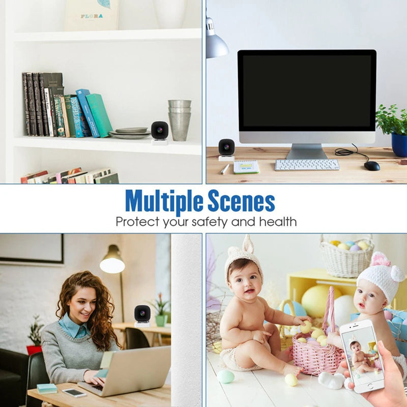 Mini telecamera Wi-Fi con visione notturna e audio