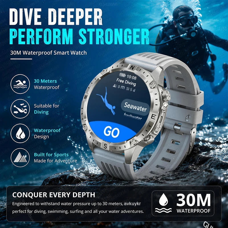 GUHUAVMI Y102 smartwatch con chiamate Bluetooth