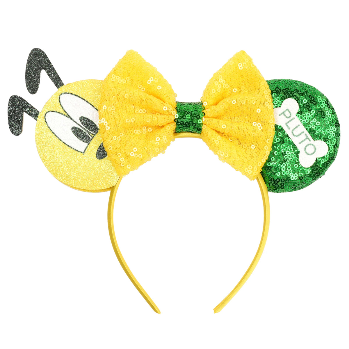2026 New Style Sequin Ear Headband Sequin Bows Girl Adult Kids Halloween Party Cosplay Hair Accessories Princess Hairband