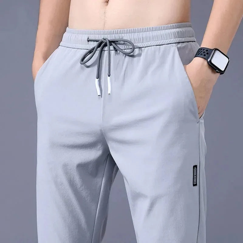 Pantaloni jogger uomo casual con coulisse