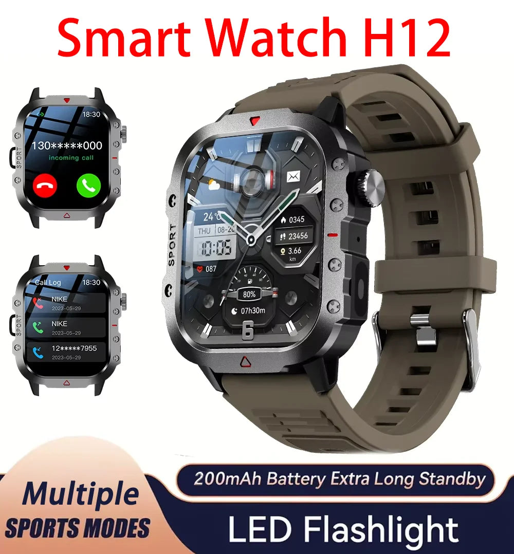Smartwatch with Bluetooth calls, 2.01″ LCD display and LAXASFIT app