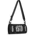 Streetwear Crossbody Bag Mini Barrel Shoulder Bag Lightweight Mesh Sling Pack for Men Women Hip Hop Gym Dance Travel Daily Use