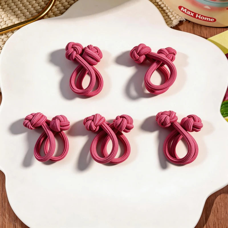 Simplicity Stretchy Rubber Hair Ties for Women, High-Elasticity Fashion Hair Scrunchies for Girls, Hair Accessories