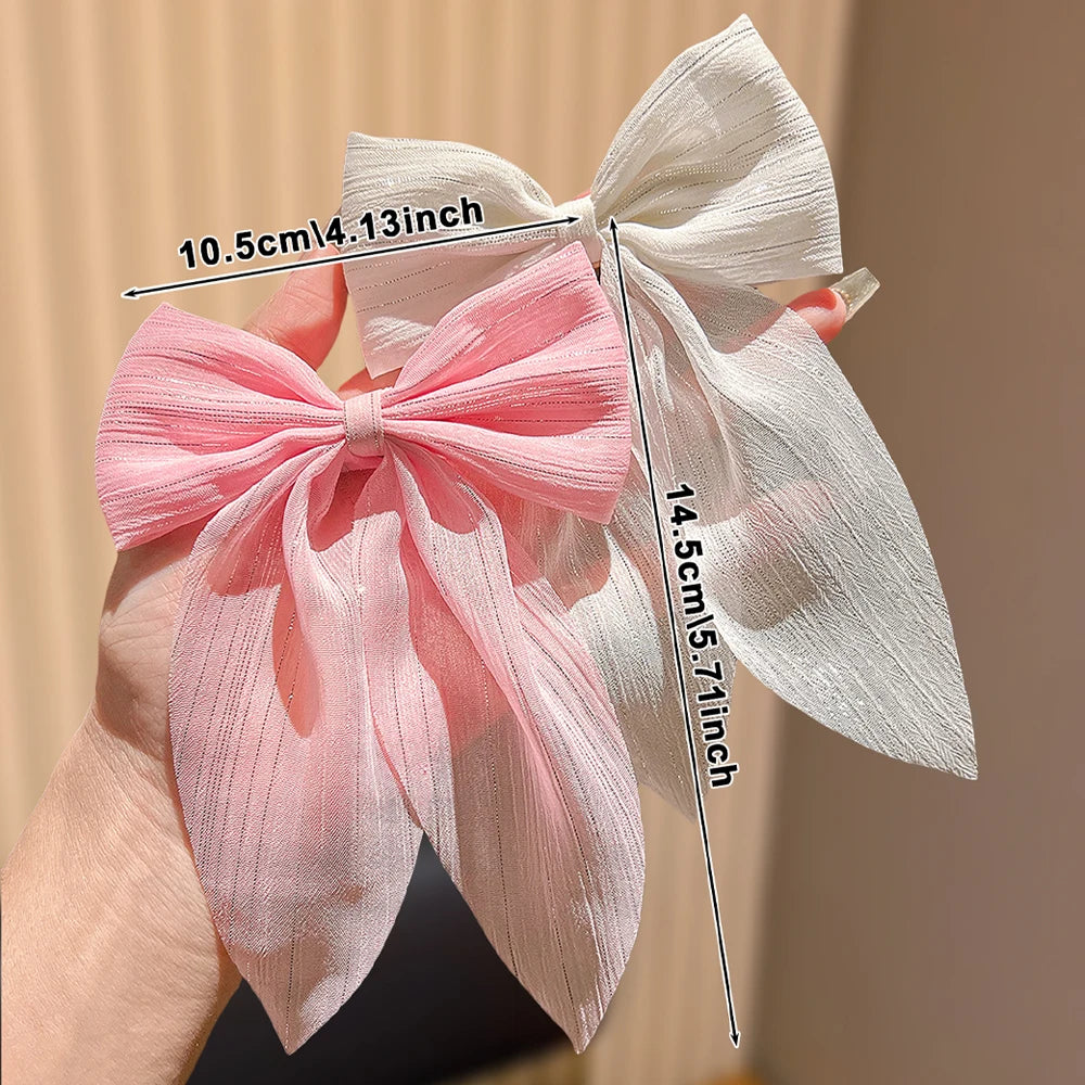11-teiliges Set mit Haarspangen mit Schleifen – süßes Geschenk für Mädchen, elegante Haaraccessoires für den täglichen Gebrauch, ein Must-have für alle Jahreszeiten