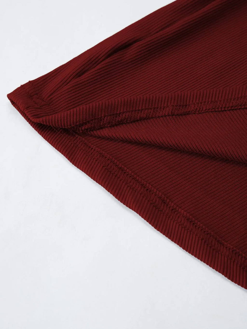 Mini abito aderente donna monospalla in poliestere ed elastan — immagine 6