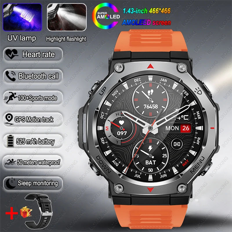 Bluetooth Calling Sports Smartwatch with 5 ATM Rating