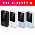 Power Bank 12000mAh Con 2 Cables Integrados Pantalla Digital Carga Rápida PD 22.5W Para Celular
