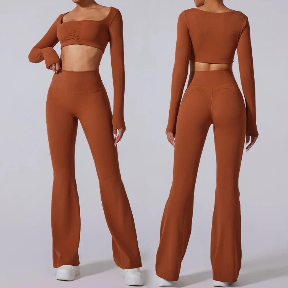 Ensemble yoga femme, haut et legging
