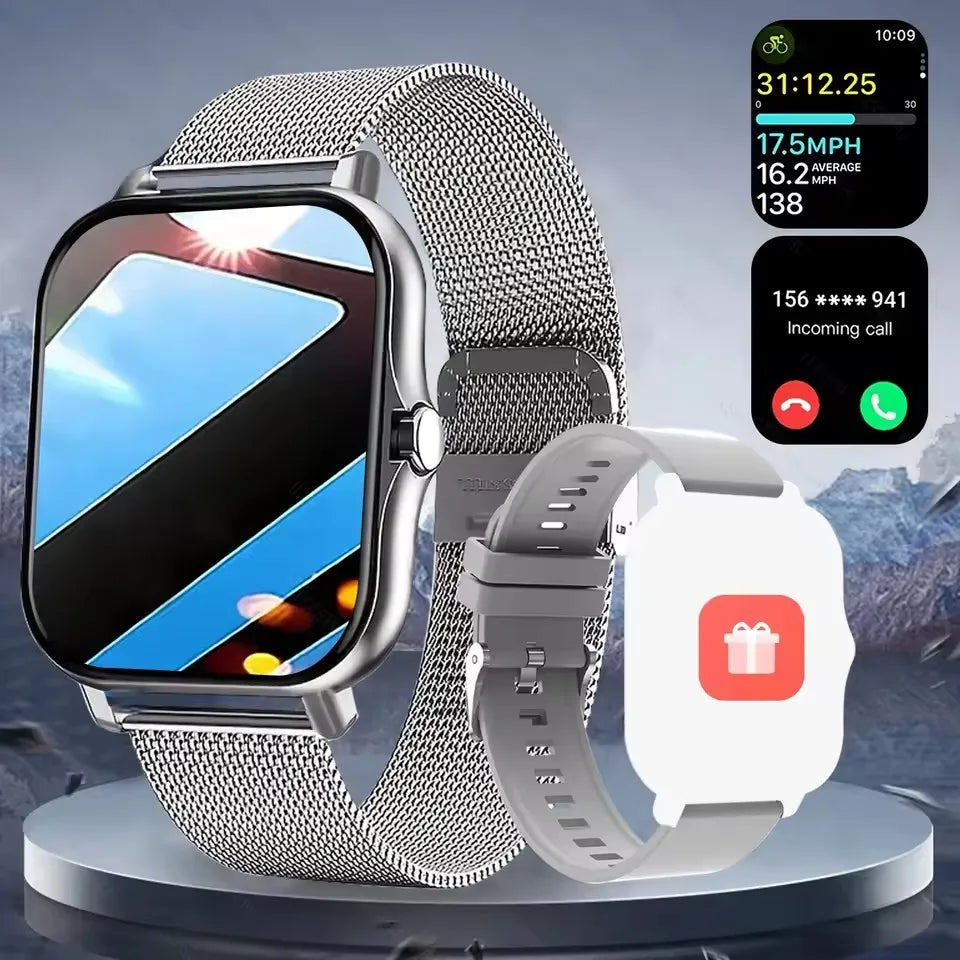 2027 New 1.83"Screen Smart Watch for Men Women Gift Full Touch Screen Sports Fitness Watch Bluetooth Call Digital Smartwatch H10
